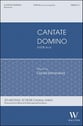 Cantate Domino SATB choral sheet music cover